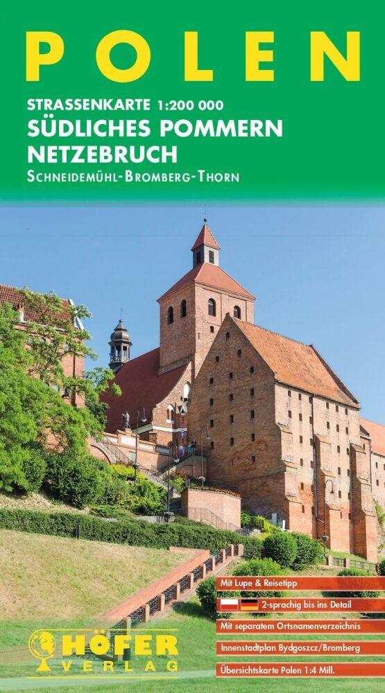 Höfer Straßenkarte PL 004 Polen - Südliches Pommern 1:200.000