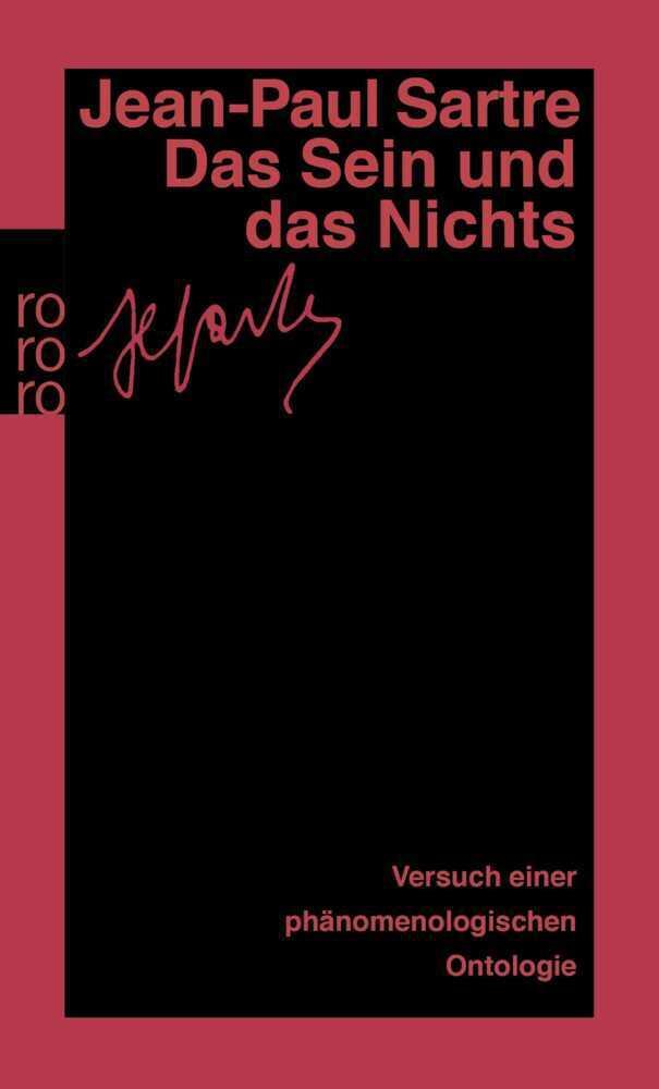Buchcover: Das Sein und das Nichts
