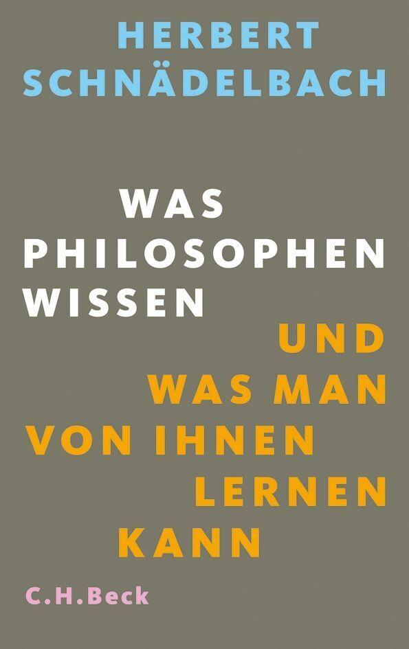 Buchcover: Was Philosophen wissen