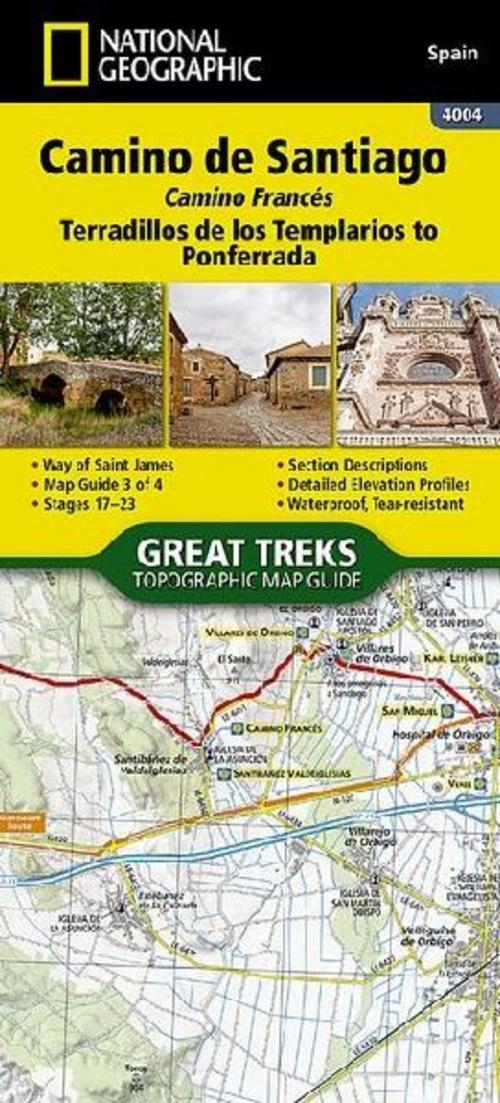 Camino de Santiago - Camino France Map 3 of 4