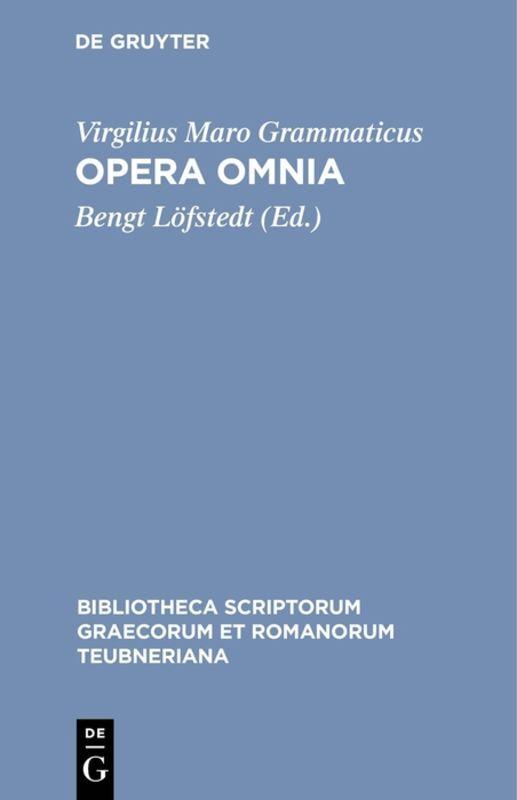 Buchcover: Opera omnia