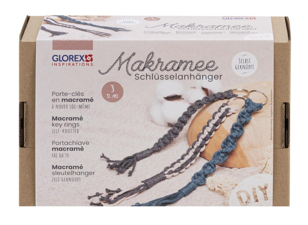 Buchcover: Bastelset Makramee Schlüsselanhänger