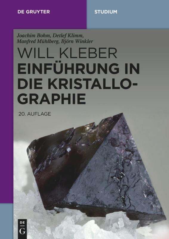 Buchcover: Einführung in die Kristallographie