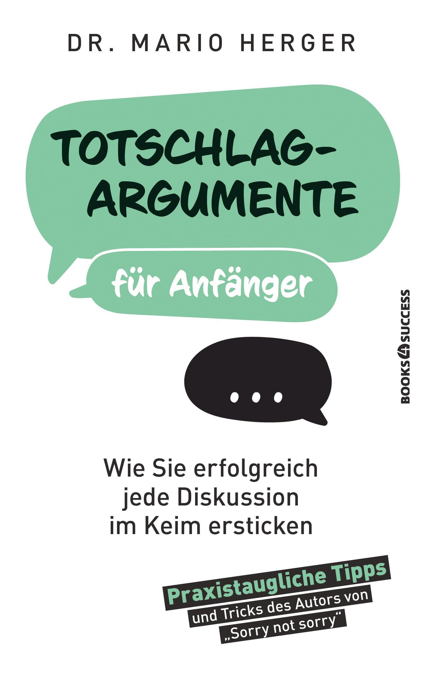 Buchcover: Totschlagargumente für Anfänger