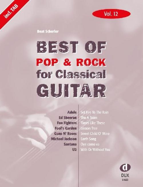 Buchcover: Best Of Pop & Rock for Classical Guitar 12