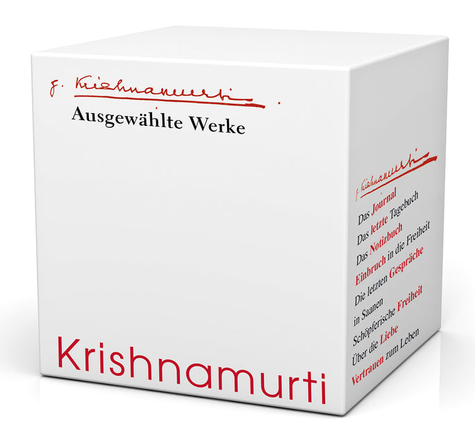 Buchcover: Krishnamurti Ausgewählte Werke
