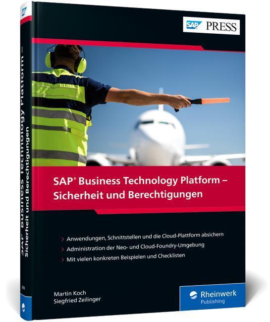 Buchcover: SAP Business Technology Platform - Sicherheit und Berechtigungen