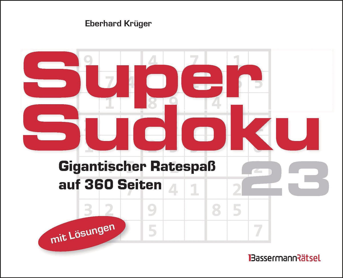 Buchcover: Supersudoku 23 (5 Exemplare à 3,99 EUR)