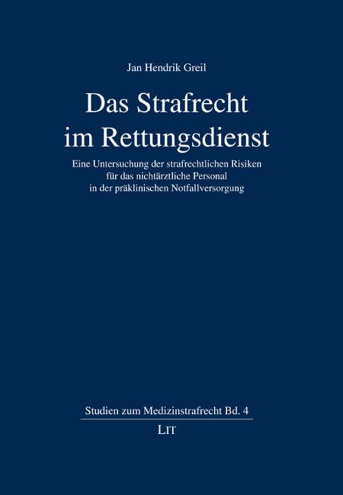Buchcover: Das Strafrecht im Rettungsdienst