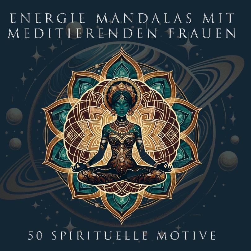 Buchcover: Energie Mandalas mit meditierenden Frauen