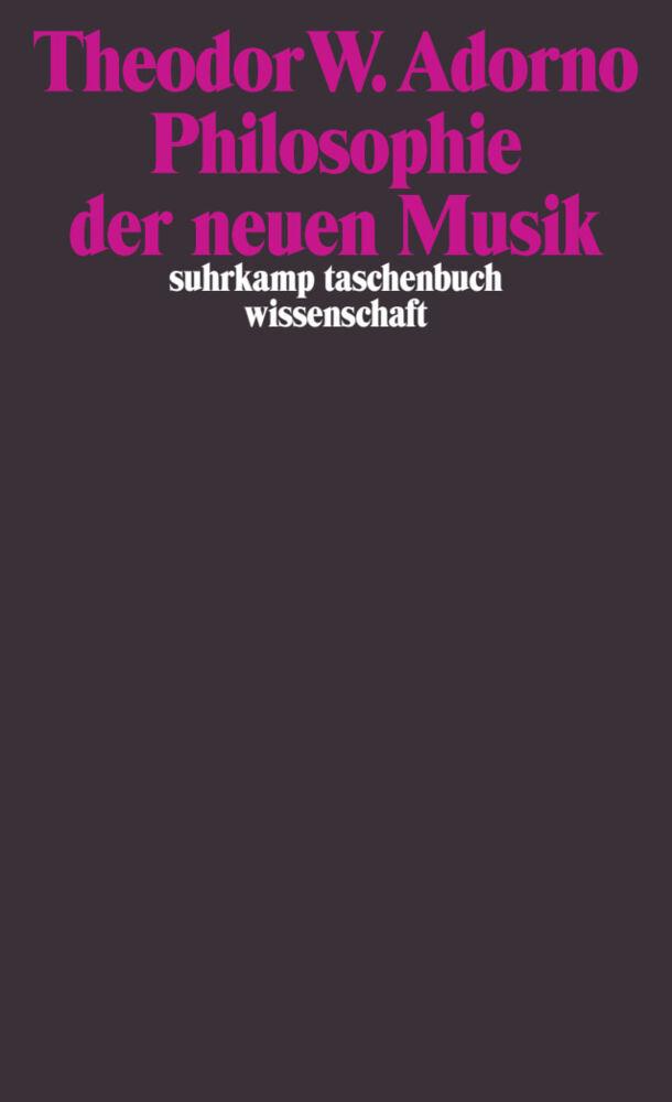 Buchcover: Philosophie der neuen Musik