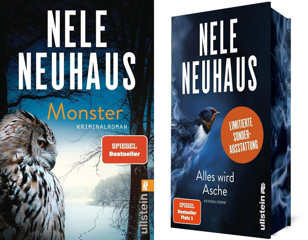 Das Taunus-Krimi-Set: Monster + Alles wird Asche + 1 exklusives Postkartenset