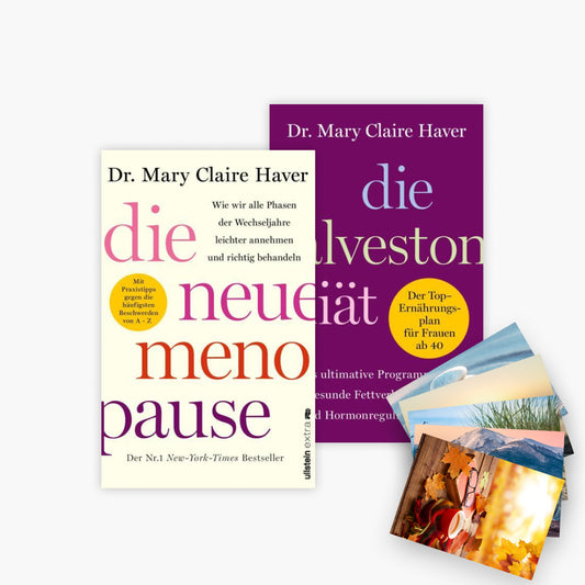 Die neue Menopause + Die Galveston-Diät + 1 exklusives Postkartenset