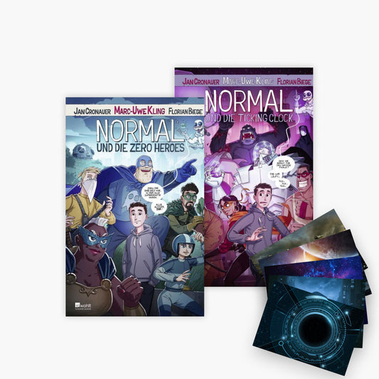Der Normal-Comic Band 1+2 plus 1 exklusives Postkartenset