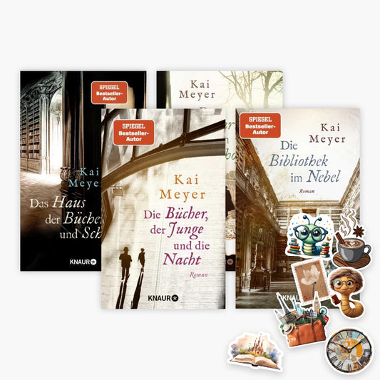 Die Geheimnisse des Graphischen Viertels Band 1-4 plus 1 exklusives Stickerset