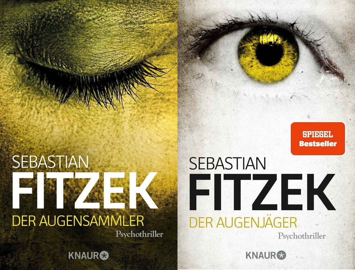 Sebastian Fitzek Thriller-Bundle: Der Augensammler & Der Augenjäger – Bestseller-Psychothriller im Set, fesselnd und nervenaufreibend, inkl. exklusivem Lesezeichen für spannungsgeladenes Lesevergnügen
