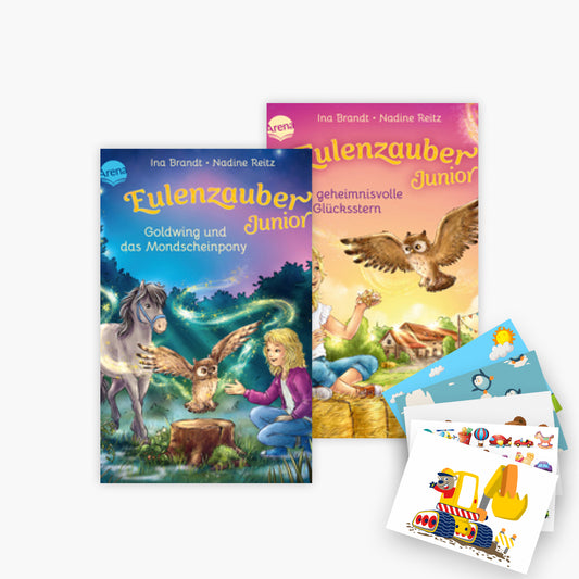 Eulenzauber Junior Band 1 + 2 plus 1 exklusives Postkartenset