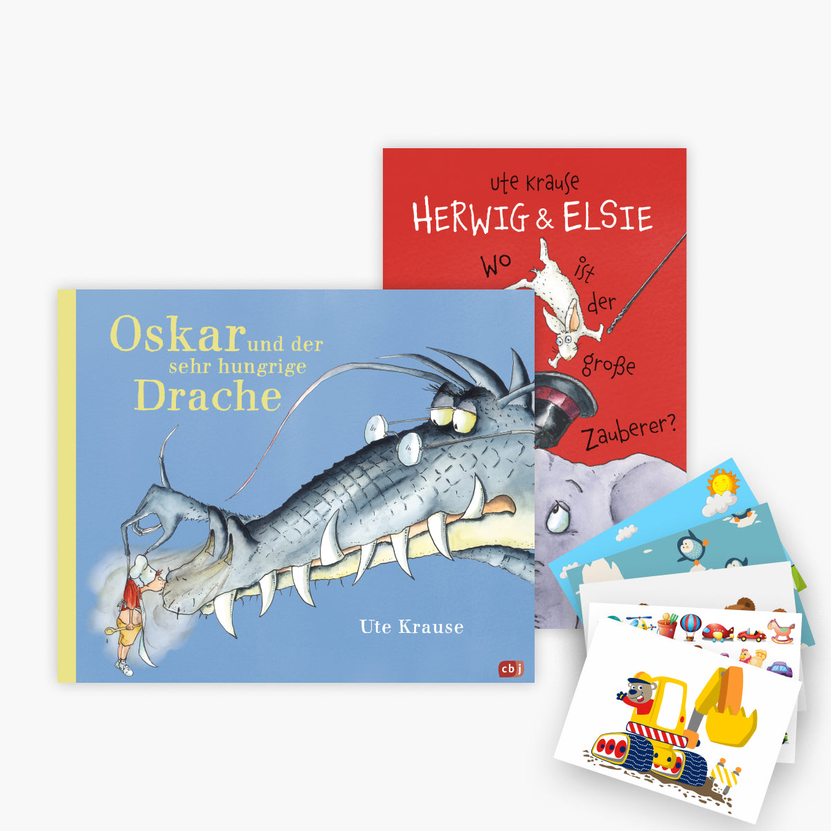 Das Kinderbuch-Set: Drachengeschichte + Zauberabenteuer + 1 exklusives Postkartenset