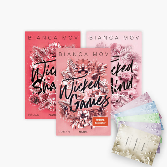 Die Wicked Love-Reihe Band 1-3 plus 1 exklusives Postkartenset