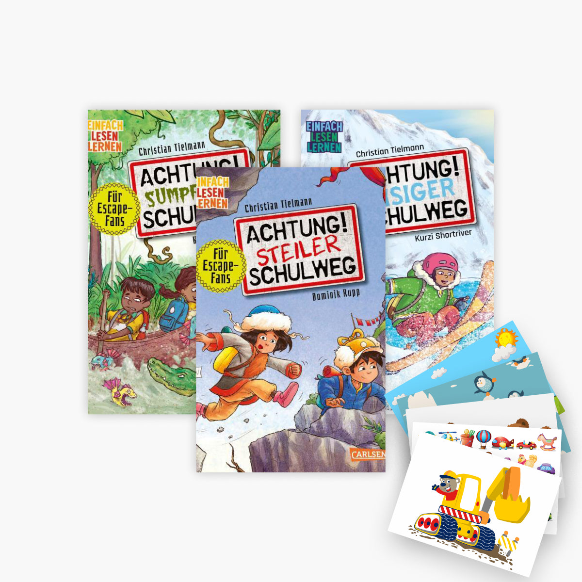 Die Achtung!-Serie 3 Bände plus 1 exklusives Postkartenset