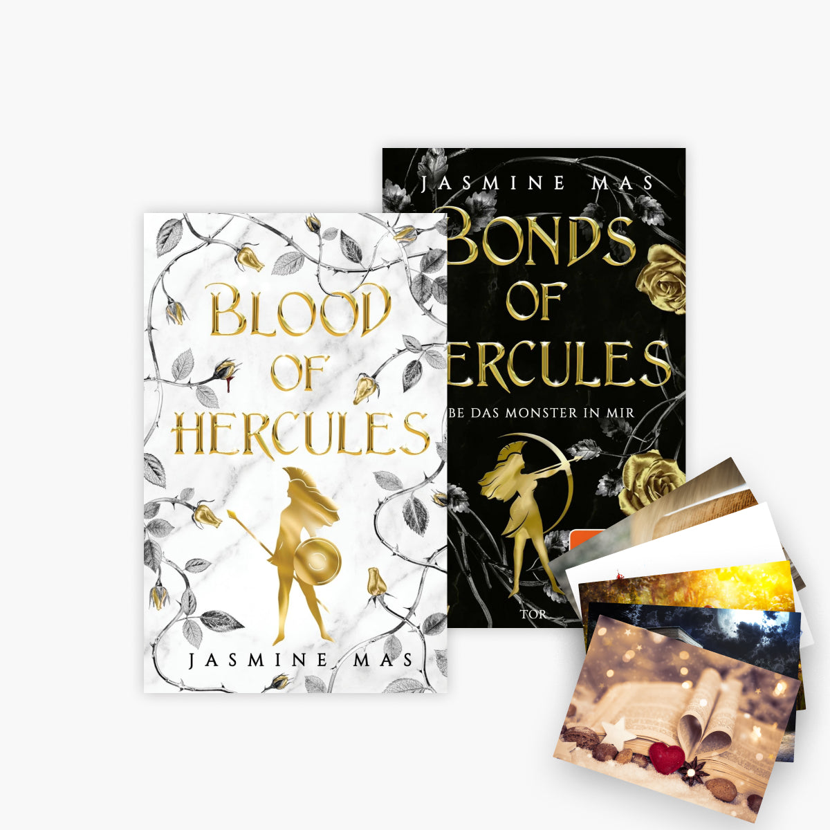 Die Villains of Lore-Reihe Band 1+2 plus 1 exklusives Postkartenset