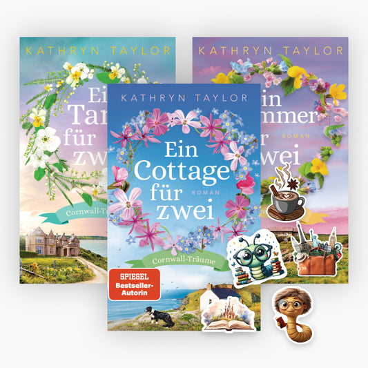 Die Cornwall-Träume-Reihe Band 1-3 plus 1 exklusives Stickerset