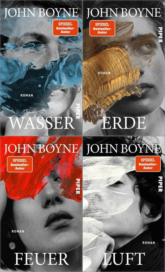 Das Elemente - Set: Wasser, Erde, Feuer, Luft plus 1 exklusives Postkartenset