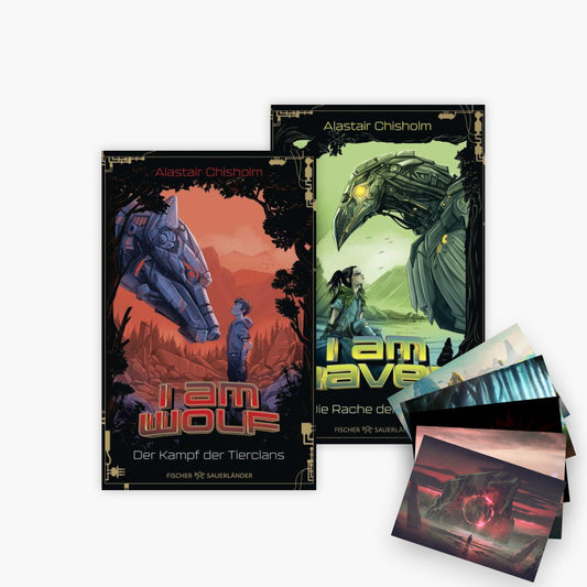 Die Tierclan - Trilogie Band 1+2 plus 1 exklusives Postkartenset