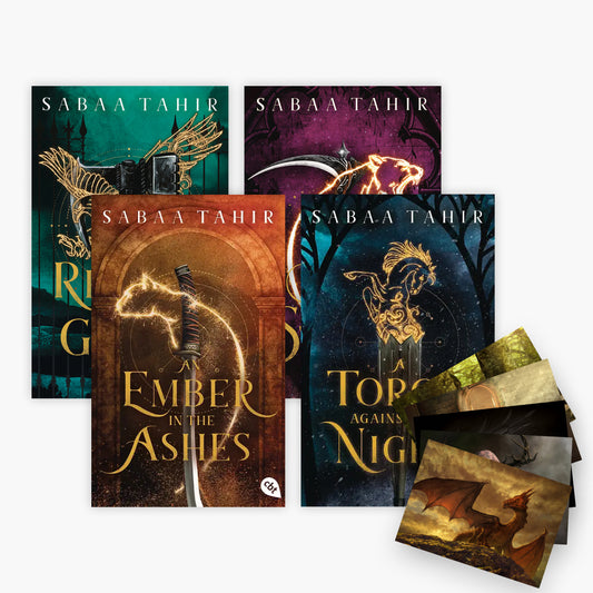 Die An Ember in the Ashes-Reihe Band 1-4 plus 1 exklusives Postkartenset