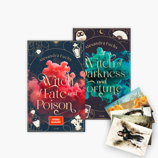 Die Witch-of-Reihe Band 1+2 plus 1 exklusives Postkartenset