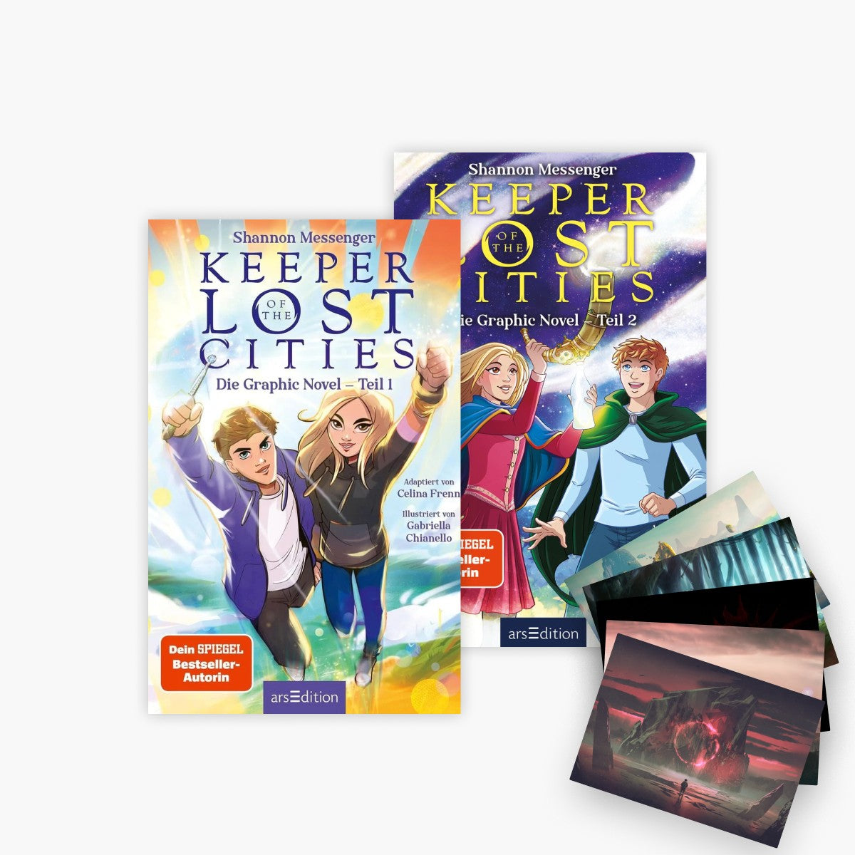 Keeper of the Lost Cities Band 1+2 plus 1 exklusives Postkartenset