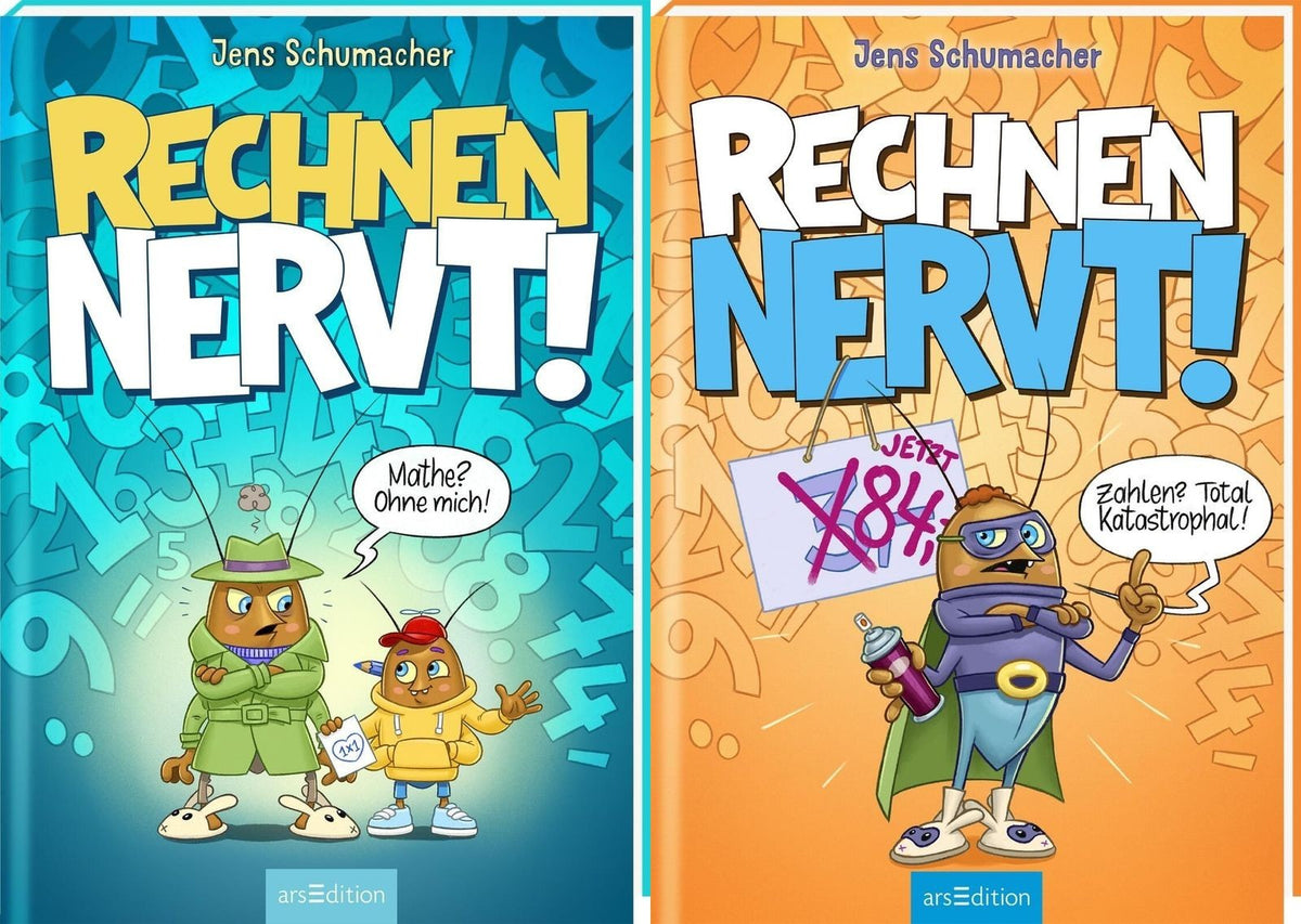 Das Rechnen NERVT! - Set: 2 Bücher + 1 exklusives Postkartenset