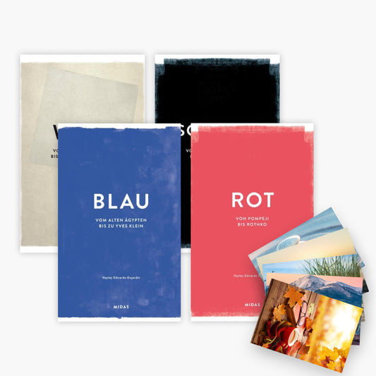 Das Farben der Kunst Set: 4 Bände + 1 exklusives Postkartenset
