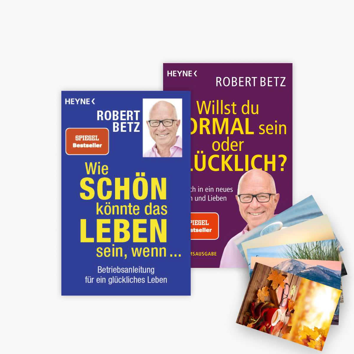 Wie schön könnte das Leben sein, wenn ... + Willst du normal sein oder glücklich? + 1 exklusives Postkartenset