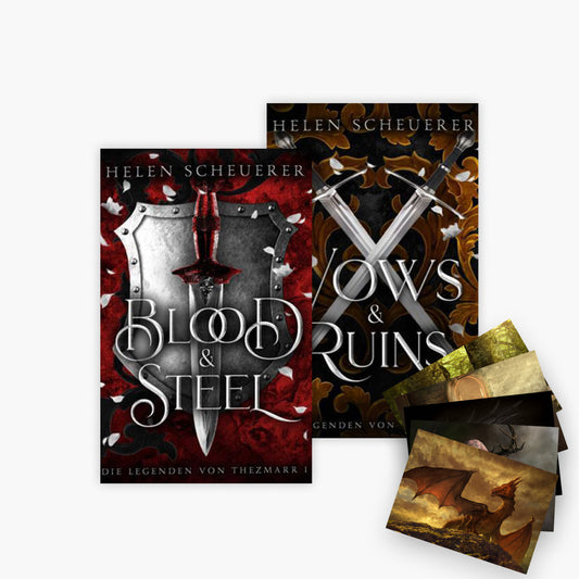 Die Legenden von Thezmarr - Set Band 1+2 plus 1 exklusives Postkartenset