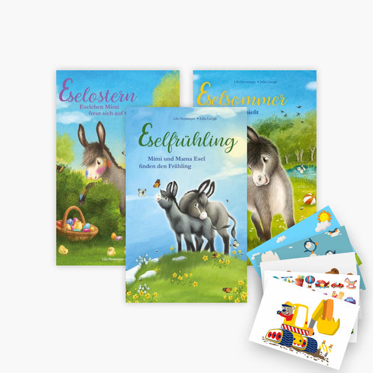 Eselchen Mimi 3 Bände + 1 exklusives Postkartenset