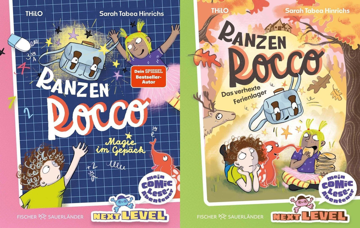 Das Ranzen Rocco Set: Magie im Gepäck + Das verhexte Ferienlager + 1 exklusives Postkartenset