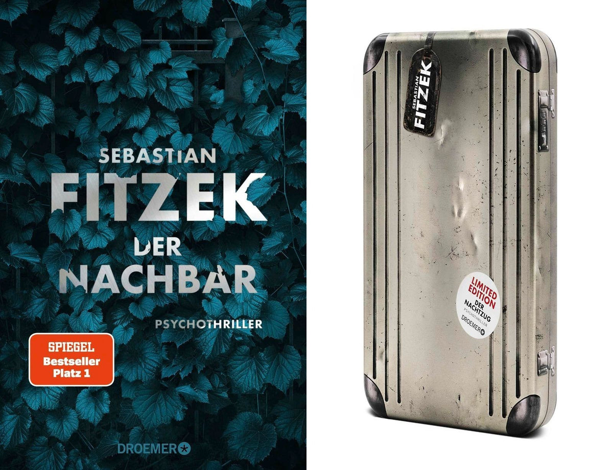 Sebastian Fitzek Thriller-Set in limitierter Ausgabe: Der Nachbar + Der Nachtzug + 1 exklusiver Schlüsselanhänger