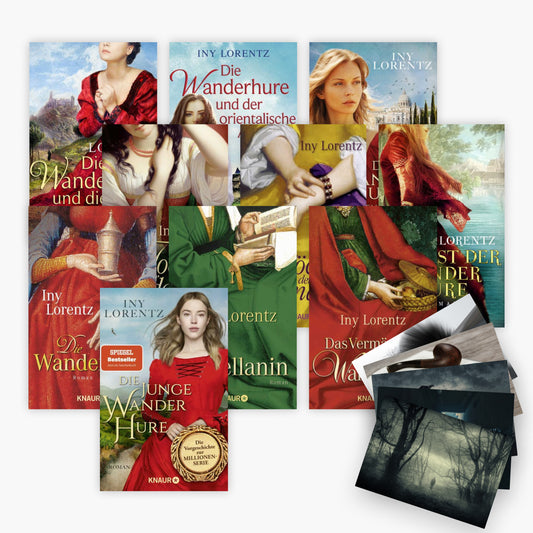 Die komplette Wanderhuren-Reihe + 1 exklusives Postkartenset