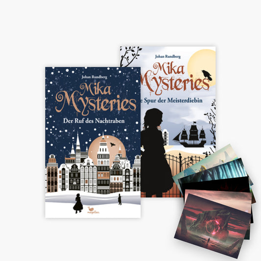 Mika Mysteries Band 1+2 plus 1 exklusives Postkartenset