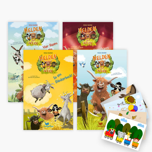 Helden der Weide 4 Bände + 1 exklusives Postkartenset