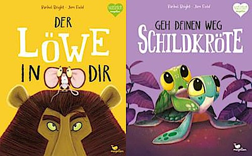 Das Bilderbuch-Set: Der Löwe in dir + Geh deinen Weg, Schildkröte + 1 exklusives Postkartenset