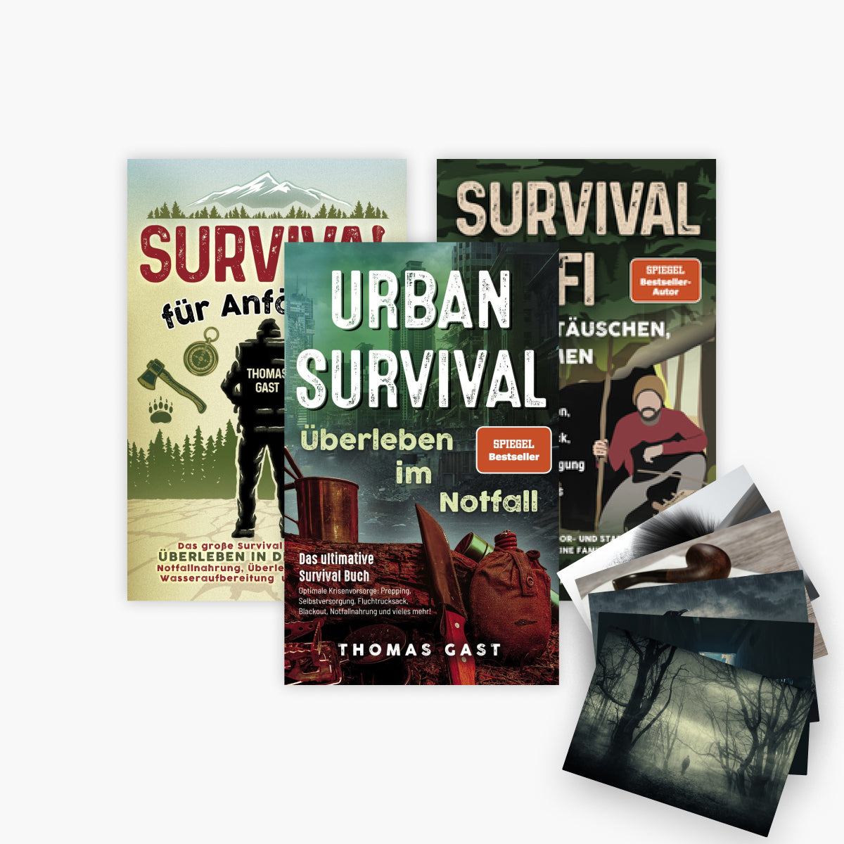 Das große Survival-Set: Urban Survival + Survival für Anfänger + Survival Profi + 1 exklusives Postkartenset