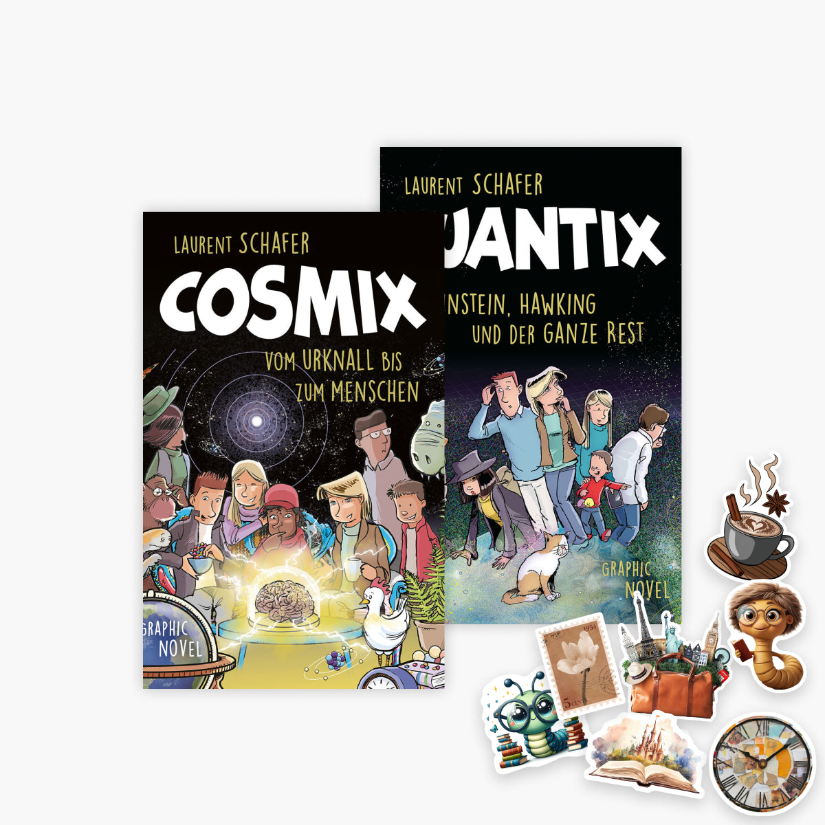 Cosmix + Quantix + 1 exklusives Stickerset