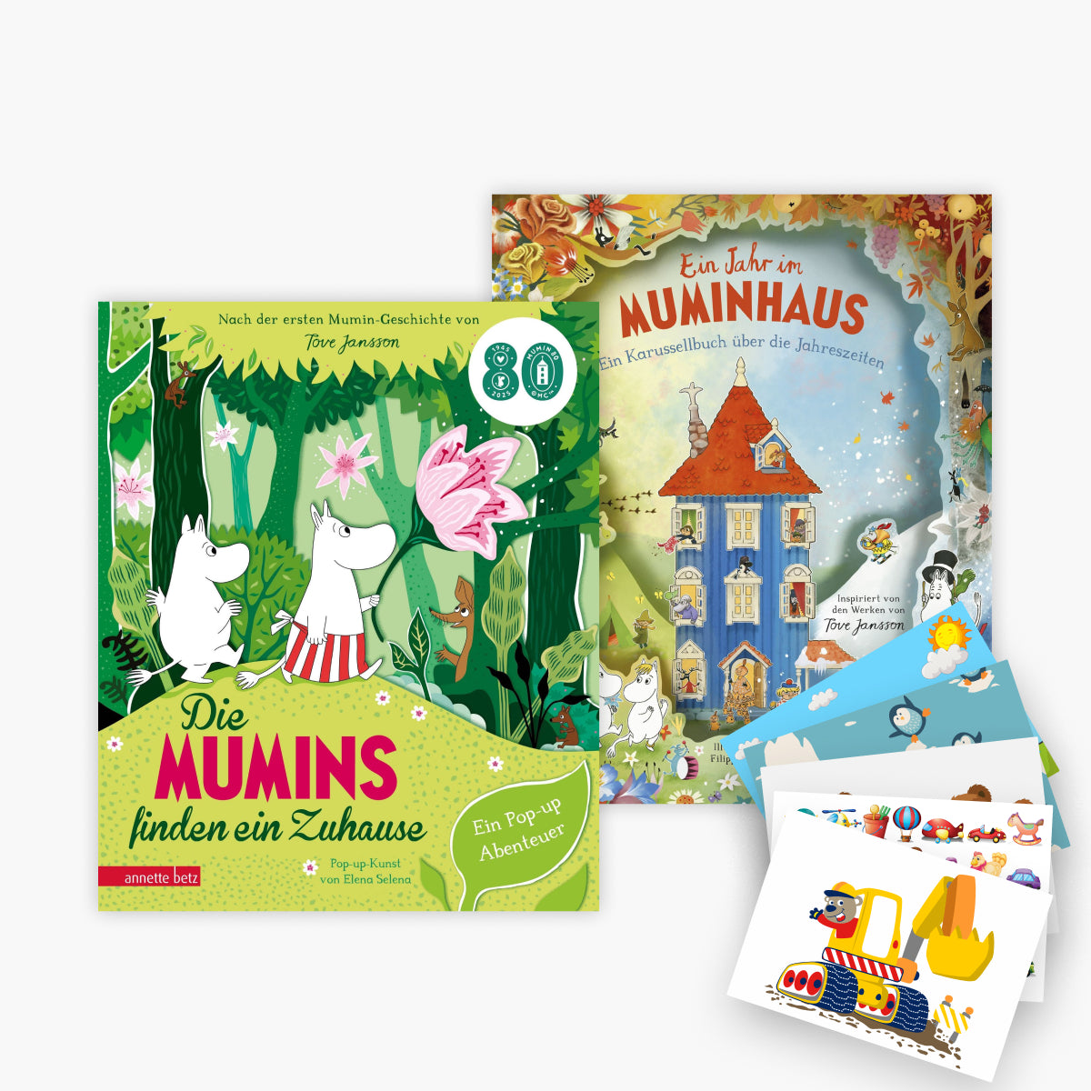 Das Mumins Pop-up Buchset 2 Bände + 1 exklusives Postkartenset