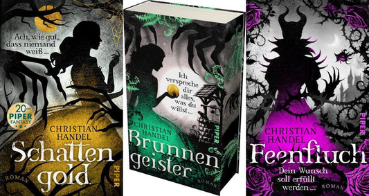 Schattengold + Brunnengeister + Feenfluch + 1 exklusives Postkartenset