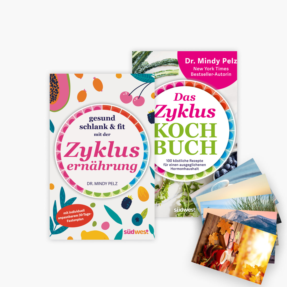 Das Zyklus-Ernährungs-Set: Gesund, schlank und fit + Das Zykluskochbuch + 1 exklusives Postkartenset