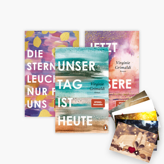 Das Virginie Grimaldi Buchset 3 Bücher + 1 exklusives Postkartenset