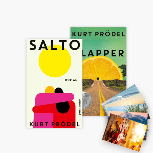 Salto + Klapper + 1 exklusives Postkartenset