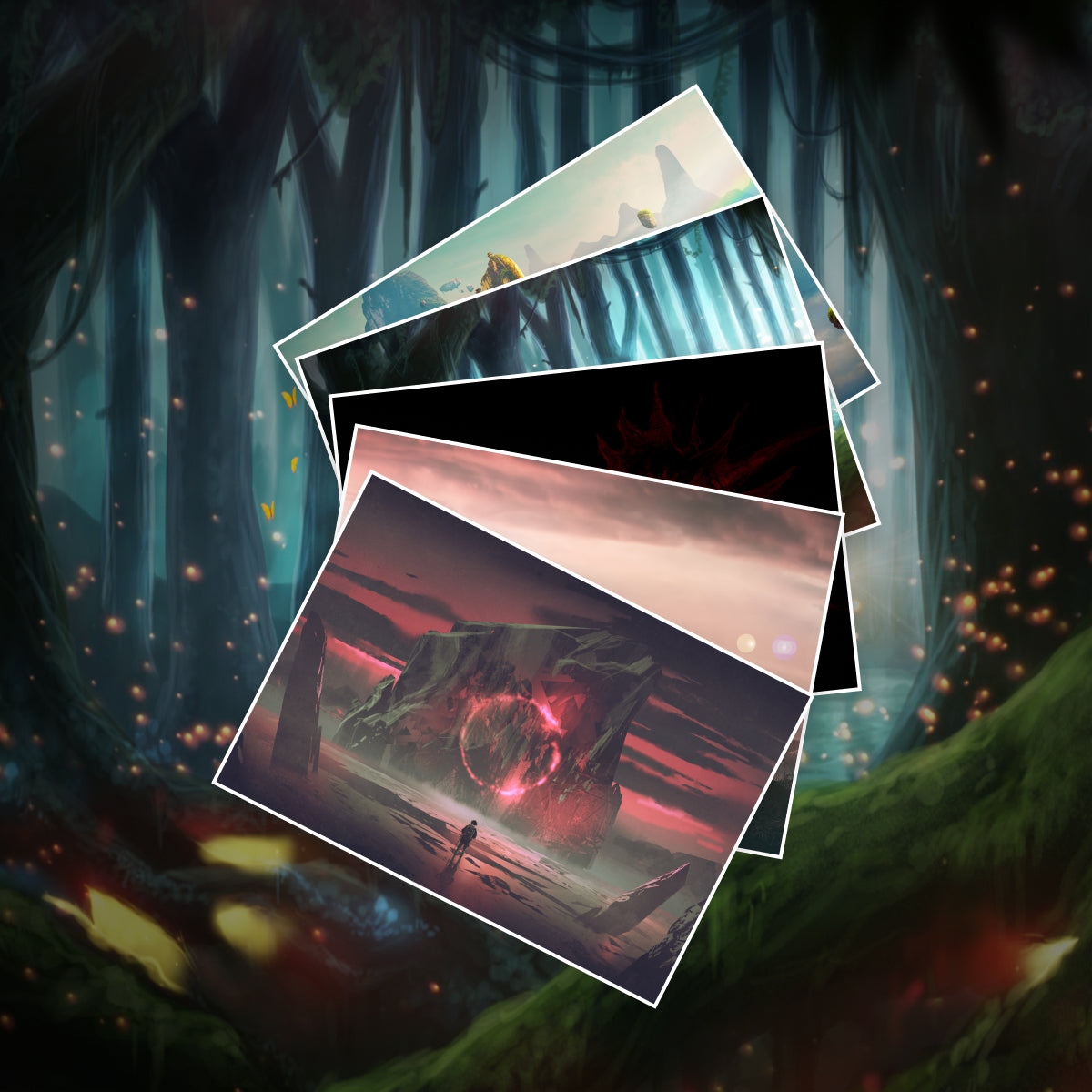 Die Nightmore-Reihe Band 1-3 plus ein exklusives Postkartenset